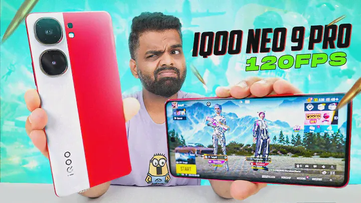 iQOO Neo 9 Pro  PUBG Review - 120 FPS !!🔥