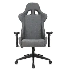Игровое кресло Zombie NEO GREY, ткань, цвет серый-2