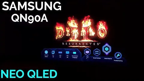 Diablo 2 Resurrected Samsung QN90A NEO QLED Mini LED 4K TV Showcase Gameplay Trailer