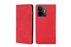 Чехол-книжка MyPads для Realme GT Neo 5/GT3/GT Neo 5 240W / Реалми GT Нео 5/GT3/GT Нео 5 240W мягкое прикосновение (красный)