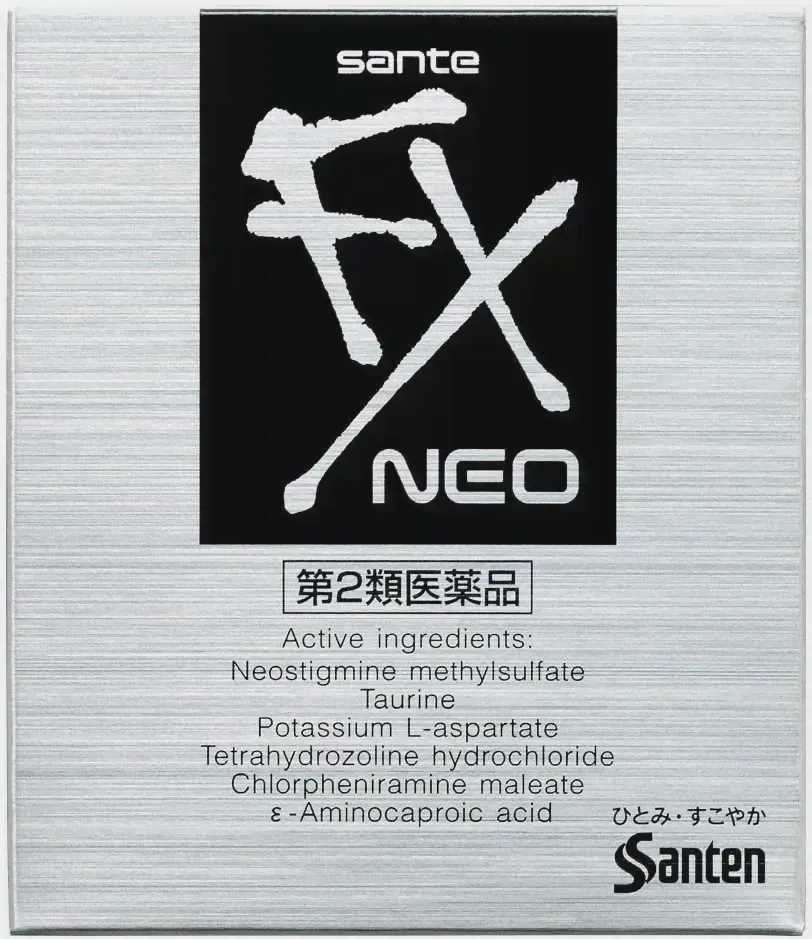 Sante FX NEO освежающие японские капли для глаз с таурином