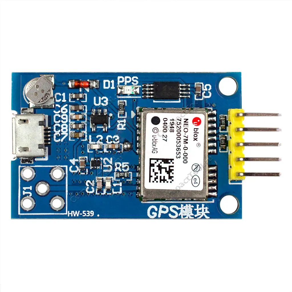 HW-539B GPS+GLONASS модуль NEO-7M с MicroUSB-3