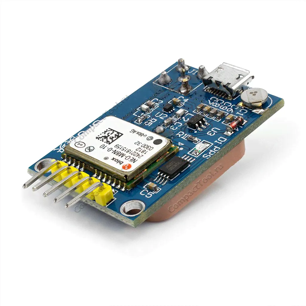 Модуль NEO-M8N-0-10 GPS/GLONASS-2