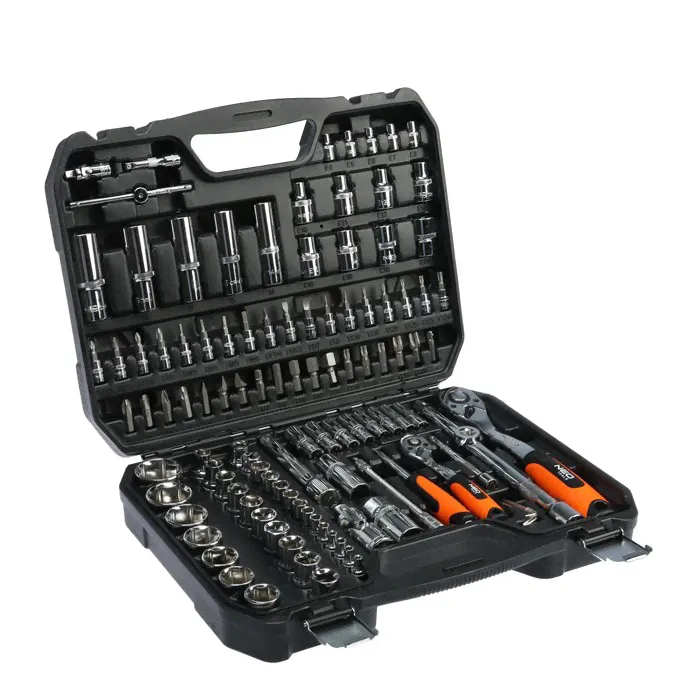 Набор сменных головок NEO, 1/2", 1/4", CrV, 111 штук-0