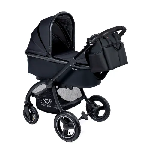 Коляска Sweet Baby Cupola 2 в 1 (Black Neo)