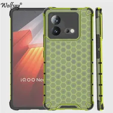 Противоударный Прозрачный Чехол Для Vivo iQOO Neo 8 Honeycomb Armor Прозрачный Чехол Для Vivo iQOO Neo 8 Чехол Для Vivo iQOO Neo 8 5G