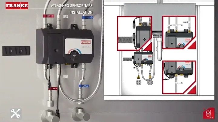 Змішувач Franke Atlas Neo Sensor \ монтаж. franke-partner.com.ua
