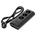 Сетевой фильтр Rombica Neo WC3 PSE-001, 3 розетки, 1,5 м, Black