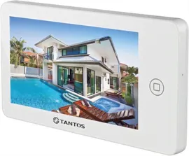 Tantos Видеодомофон NEO GSM, 800x480, 7'', Проводное подключение, Без трубки, белый