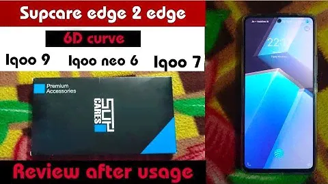 Tempered glass for iqoo neo 6 iqoo 7 iqoo 9 se series supcare review install tutorial