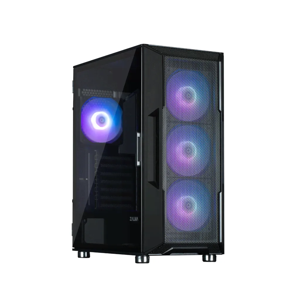 Корпус Zalman i3 NEO ARGB BLACK, Midi-Tower, без БП, черный