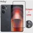 Полное покрытие Клеем Закаленное Стекло Для Vivo iQOO Neo 9 Протектор Экрана Vivo iQOO Neo 8 9 Pro Стекло Камеры Для Vivo iQOO Neo 9 Стекло