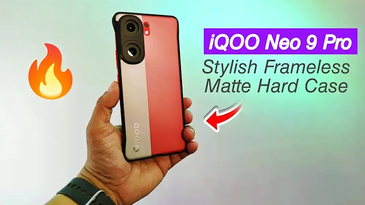 Best Back Cover For iQOO Neo 9 Pro | iQOO Neo 9 Pro 5G Stylish Frameless Matte Hard Cover