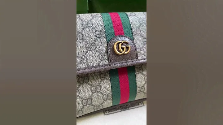💖💖New Gucci👉Ophidia series GG small belt bag brown/pvc shipment! 🐰23.9cmModel: 752597.