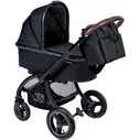 SWEET BABY Детская коляска 2 в 1 CUPOLA Black Neo