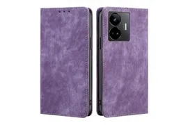 Чехол-книжка MyPads для Realme GT Neo 5/GT3/GT Neo 5 240W / Реалми GT Нео 5/GT3/GT Нео 5 240W мягкое прикосновение (фиолетовый)