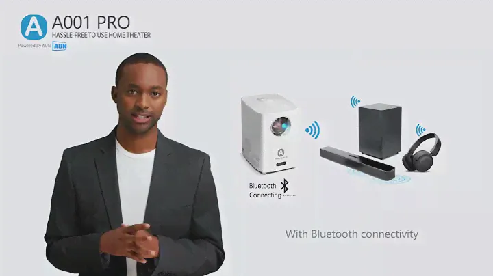 AUN A001 Pro | Android LCD Projector | HD Resolution