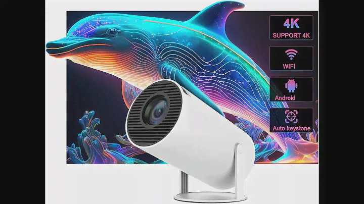 AUN Free Style Projector 1080p Support Native 720P HD Projector Android 11 5G WiFi Auto Keystone