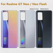 6,43 "Для Realme GT Neo Flash Крышка Батарейного Отсека Корпус Для OPPO Realme GT neo Крышка задней двери RMX3350 RMX3031
