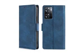 Чехол-книжка MyPads для Realme GT Neo 3 / Реалми GT Нео 3 синий крокодиловая кожа