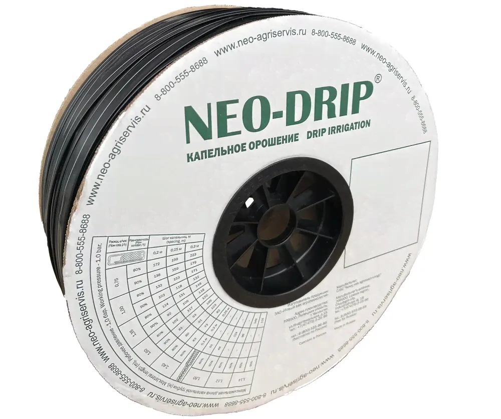 Капельная лента Neo Drip 10 см. между эмиттерами 1000 м.-0
