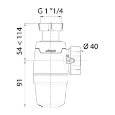 Сифон Wirquin Neo 30987068