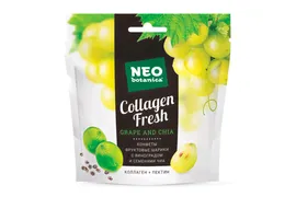 Конфеты NEO BOTANICA Collagen Fresh Фруктовые шарики с виноградом и семенами чиа, Россия, 55г
