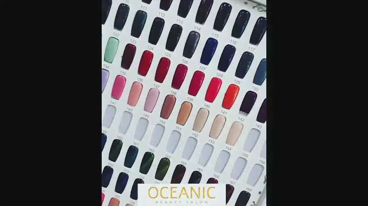 Gel Polish and Shellac Colour options