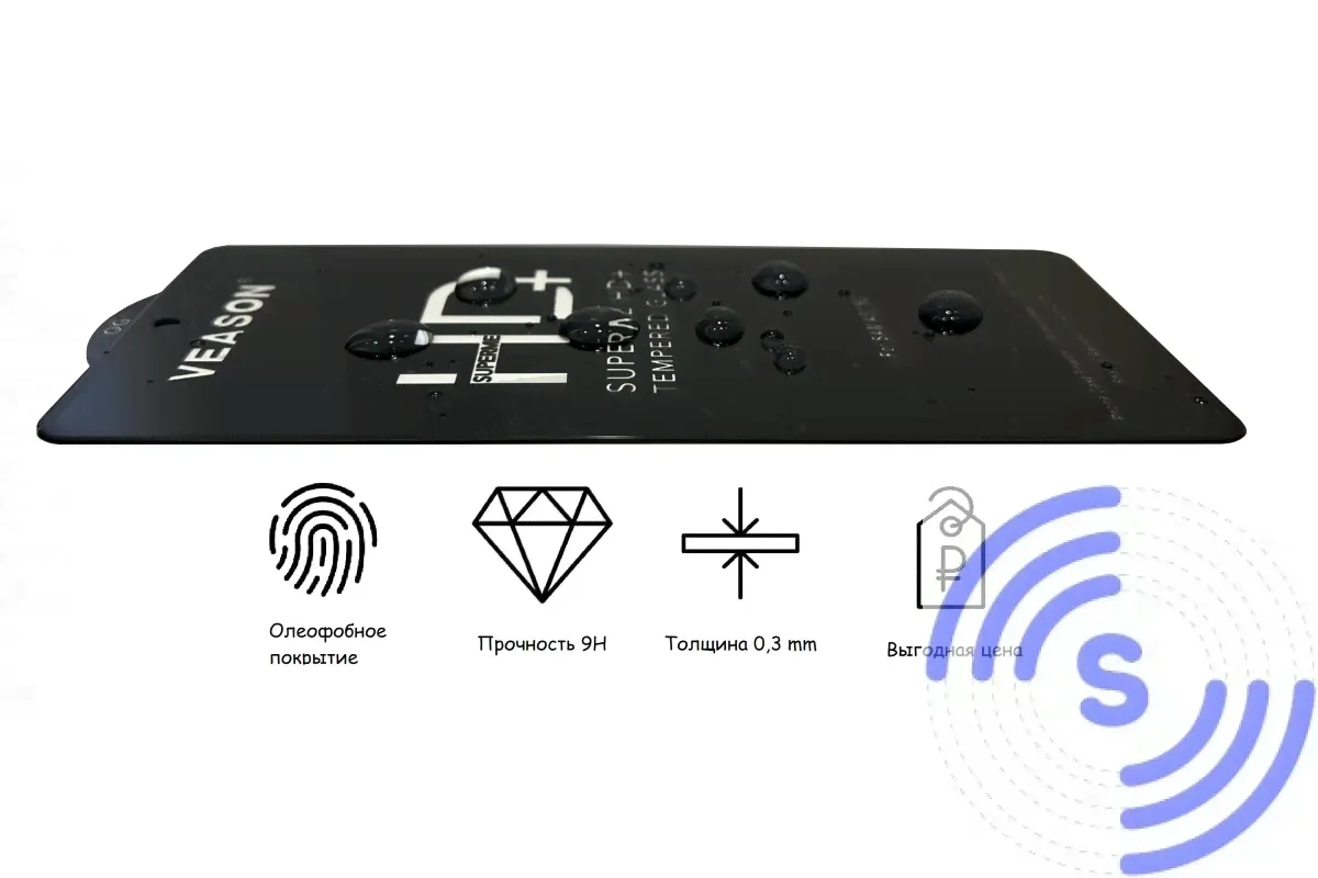 Защитное стекло для TECNO Pova 4/ Pova Neo 2/ Pova Neo 3 (VEASON) (3D)-0