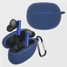 Силиконовый чехол для беспроводных наушников Realme Buds Air 3 Neo синий