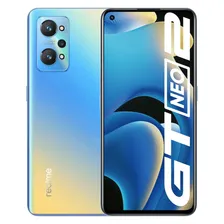 realme Смартфон GT Neo 2 глобальная версия ( поддержка русского языка+Google Play) Snapdragon 870 120Hz 8/128 ГБ, синий